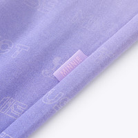 迪士尼（Disney）童装女童针织渐变运动长裤2025年春秋装儿童户外时尚卡通裤子 矿物紫 130