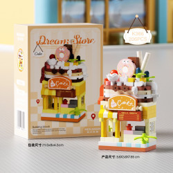 梅肯斯姆 梦想小店系列 蛋糕小店206PCS