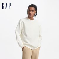 Gap男女装秋季胶印logo长袖T恤美式简约百搭上衣637105