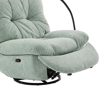  乐至宝 LAZBOY  GN.A641Y 布艺懒人沙发 1双电动带摆转 蓝色