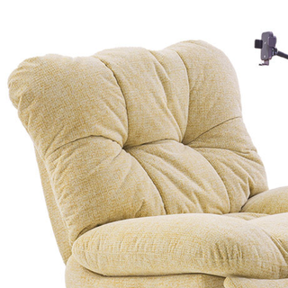  乐至宝 LAZBOY  GN.A641Y 布艺懒人沙发 1双电动带摆转 黄色