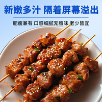 羊肉串原切宁夏滩羊肉串新鲜烧烤食材半成品空气炸锅商用户外2斤 1000g