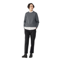 無印良品 MUJI（無印良品 ）女式 双层编织 运动衫 女士卫衣