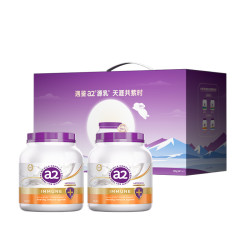 a2 奶粉礼盒中老年高钙高蛋白奶粉成人900g*2