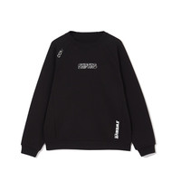 杰克·琼斯（JACK&JONES）春季男装潮流宽松版型字母胶印设计上衣运动卫衣长袖打底衫男士 010黑 L