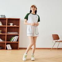 潮流复古快干短裤女夏季休闲外穿显瘦百搭学院风五分裤透气裤子女
