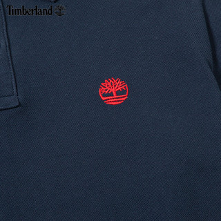 Timberland添柏岚短袖男夏季户外旅行保罗衫翻领T恤运动上衣透气POLO衫 A2EPM433/深宝石蓝 XS 165