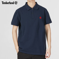 Timberland添柏岚短袖男夏季户外旅行保罗衫翻领T恤运动上衣透气POLO衫 A2EPM433/深宝石蓝 3XL 195
