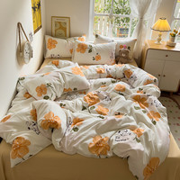 水洗卡通小清新被罩150x200cm单件被套单件儿童被套