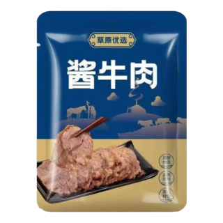 鲜爽集正宗内蒙古五香酱牛肉黄牛肉健身卤味开袋即食熟牛肉零食 [酱牛肉]净重