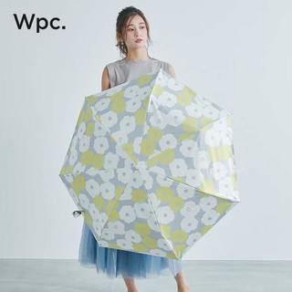 Wpc.全自动遮阳伞三折折叠伞女防紫外线太阳伞黑胶小巧便携晴雨两用伞 晕染花朵 黄色801-ASC012