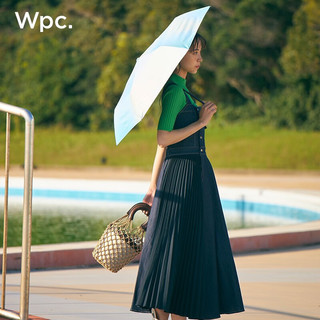 Wpc.日本纤细笔袋款轻量便携女士时尚晴雨两用伞太阳伞折叠遮阳伞