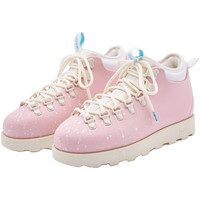 Native秋冬虚实幻境欧包靴马丁靴户外亲子徒步休闲鞋时尚潮酷