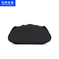 马克华菲男休闲商务双肩包潮流大容量电脑包旅行包书包 高级黑