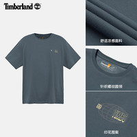 添柏岚（Timberland）男女同款短袖T恤凉感春夏户外透气A5NYR A5NYRDH3/岩青色 3XL