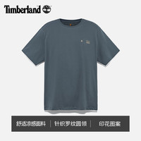 添柏岚（Timberland）男女同款短袖T恤凉感春夏户外透气A5NYR A5NYRDH3/岩青色 XXS
