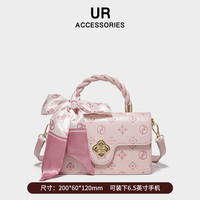 UR单肩斜挎包女包2025托特包包轻便大容量手提包【夏季】 卡其色3165#