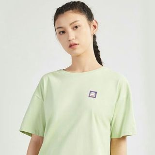 探路者春夏男女短袖T恤户外休闲运动衣圆领印花棉感透气吸汗TAJJ