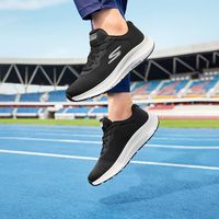 斯凯奇运动鞋四季日常百搭男鞋基础跑步鞋时尚运动绑带低帮220864