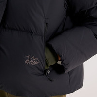 奥索卡 OZARK GEAR女士羽绒服 轻便保暖立领羽绒服 冬季廓版中厚款鹅绒外套1512254 黑色-301 160