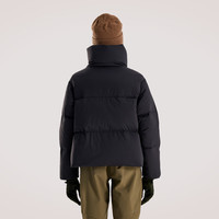 奥索卡 OZARK GEAR女士羽绒服 轻便保暖立领羽绒服 冬季廓版中厚款鹅绒外套1512254 黑色-301 165