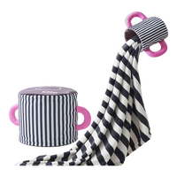 ELLE DECO显眼包披肩小毛毯子套装办公室午睡沙发盖毯