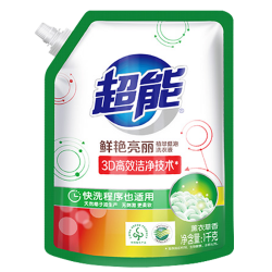 超能 香味持久 洗衣液