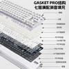 狼途T88青提静音轴无线客制化机械键盘三模全键热插拔无冲Gasket结构电竞游戏办公键鼠套装 白色等高线Ultra-雾紫轴-1万mAh-顶配