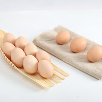 守山翁谷物鲜鸡蛋 农家散养柴鸡蛋 30枚1200g