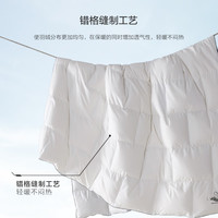 罗莱生活 LUOLAI 家纺 95白鹅羽绒高蓬保暖冬被航天控温鹅绒被子被芯二合一   子母被(适宜室内温度0-25℃)