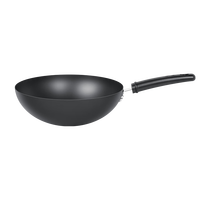 厨源(CULINARY ORIGIN)老板精铁锅不粘锅炒锅不粘锅炒菜锅具圆底【免安装把手 免开锅】