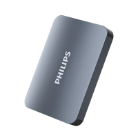 飞利浦（PHILIPS） 移动硬盘 USB3.0 高速大容量21PD系列 2.5英寸 电脑机械硬盘 兼容Mac外接 外置存储办公家庭