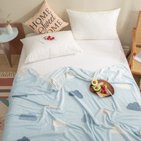 多喜爱毛毯 毯子 法兰绒毯毛毯毯子午睡毯披肩毯保暖毯 云朵棉花糖法兰绒毯II 200*150cm