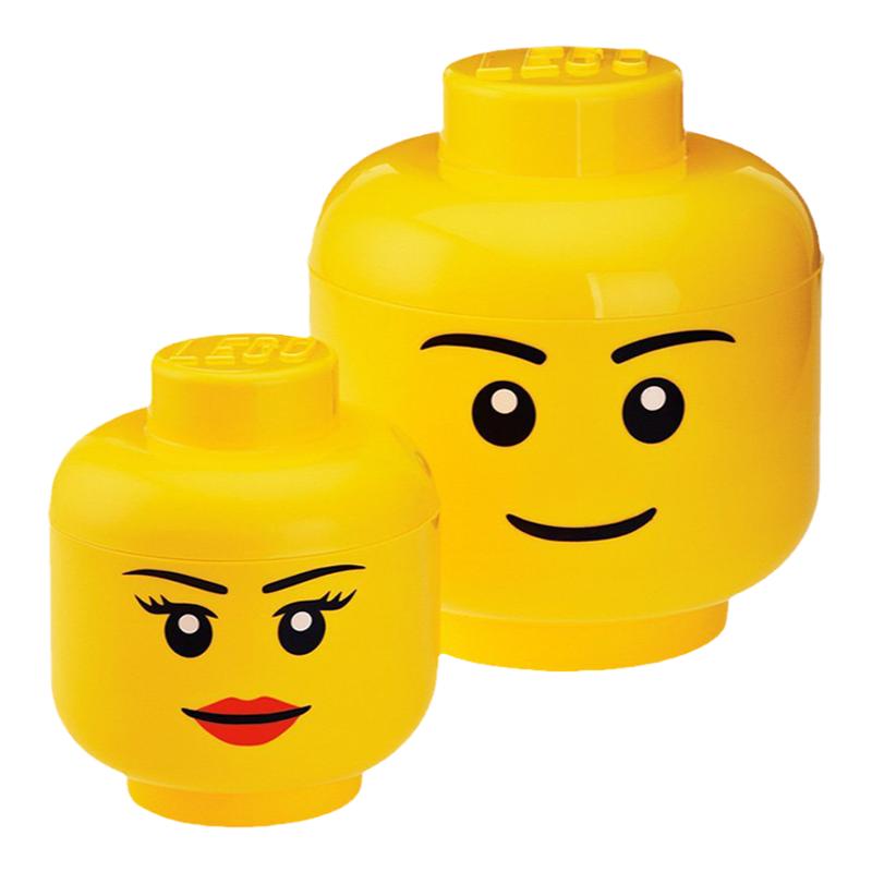 ROOM乐高收纳盒lego人仔大头儿童 玩具桶储物整理箱塑料收纳