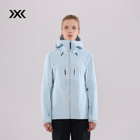 XBIONIC旷野隐者戈尔3L硬壳冲锋衣女Gore-Tex Pro 防风防水登山滑雪徒步 浅苍蓝 M