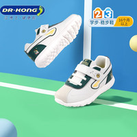 江博士（DR·KONG）春秋男女儿童可爱萌学步鞋 国货轻便舒适休闲儿童运动鞋 白/绿 29 适合脚长约17.5-18.1cm