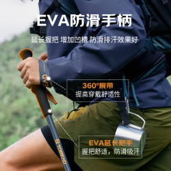 探路者 勃朗登山杖 登山装备爬山棍