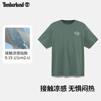 添柏岚（Timberland）男女同款短袖T恤凉感春夏户外透气A5NYR A5NYR392/凤仙花绿 S