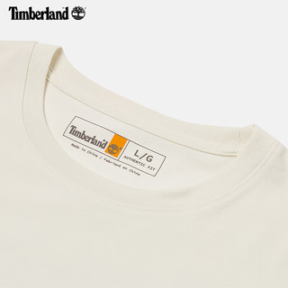 Timberland添柏岚 A5NYR 凉感透气 复古白色 L 短袖T恤