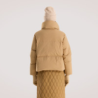 奥索卡 OZARK GEAR女士羽绒服 轻便保暖立领羽绒服 冬季廓版中厚款鹅绒外套1512254 米褐-454 170