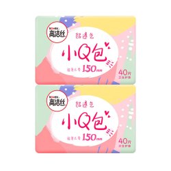 kotex 高洁丝 卫生巾 小Q包护垫 150mm 80片
