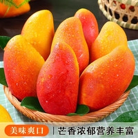闽域寻鲜海南金煌芒新鲜现摘现发应季时令热带新鲜采摘皮薄核小金煌芒 8斤 甄选装【单果600g+】 净重7.5斤 【手工精选】