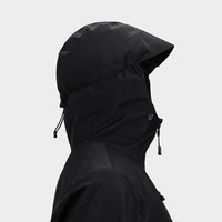 凯乐石（KAILAS）博格达冲锋衣 户外休闲防风防水透汽风衣外套 KG2511116 玄青黑 3XL