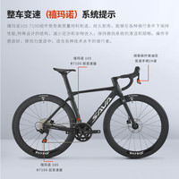 萨瓦SAVA极光A7L碳纤维公路自行车禧玛诺R7100变速24速油压碟刹超轻赛车 薄荷绿【R7100-24速纯油碟】 47S【165cm-175cm】