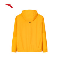 安踏（ANTA）轻壳防晒衣丨大地之壳户外防泼水梭织外套男夏薄款风衣运动皮肤衣 电光金橘色-4 3XL