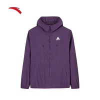 安踏（ANTA）轻壳防晒衣丨大地之壳户外防泼水梭织外套男夏薄款风衣运动皮肤衣 紫砂色-6 2XL