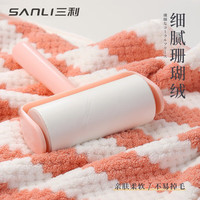 三利毛巾洗脸巾比纯棉吸水家用男女洗澡加厚速干珊瑚绒大面巾 灰色