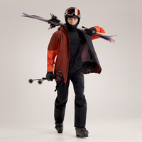 ARC'TERYX始祖鸟 SABRE BIB GORE-TEX 防水 男子 滑雪长裤 BLACK/黑色 XL