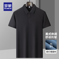  ROMON/罗蒙 商务休闲 男士短袖T恤