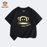 大嘴猴（paul frank）童装2025夏款纯棉男女童多色T恤百搭舒适中大童透气休闲打底衫 433F